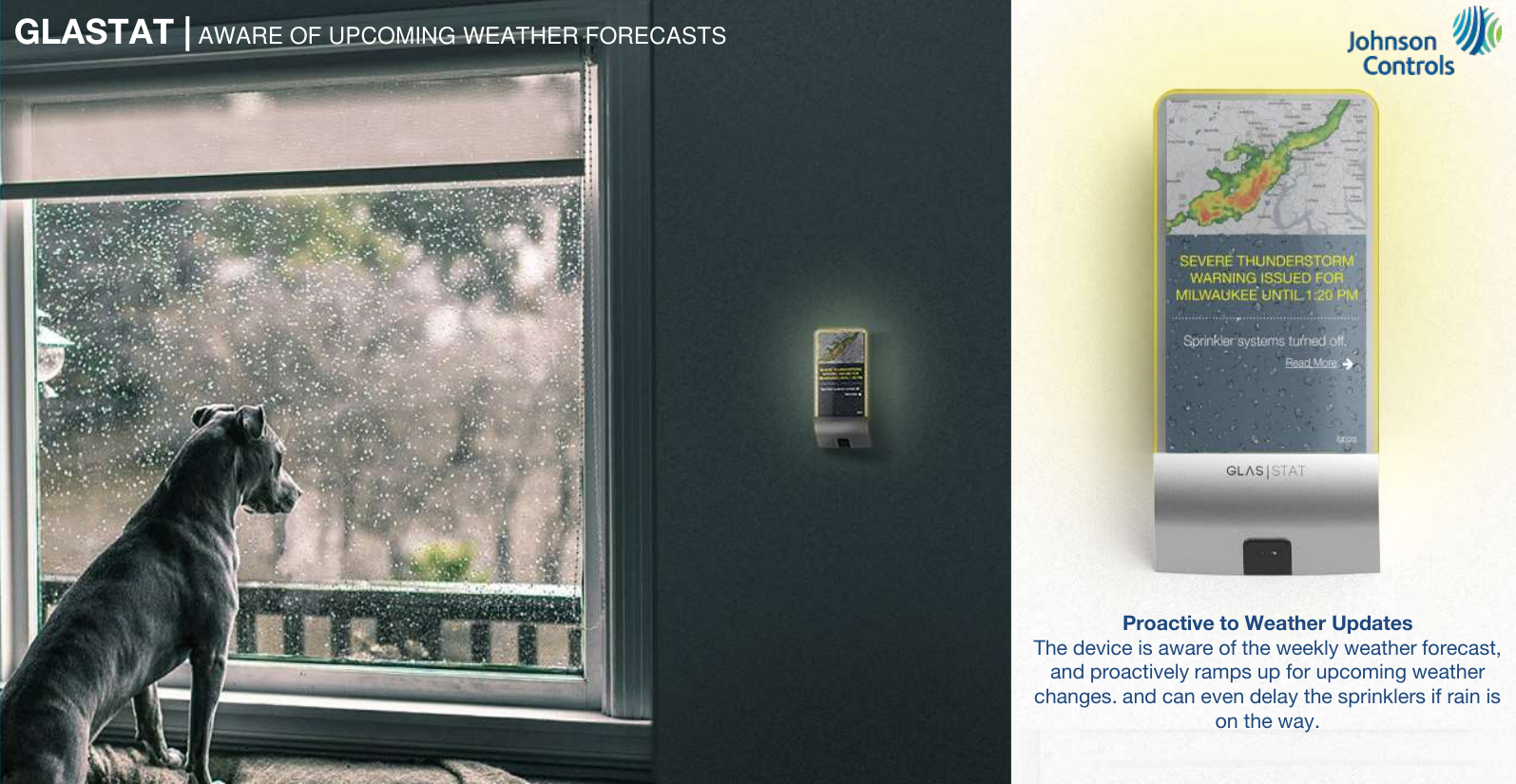 GLAS proactive weather updates
