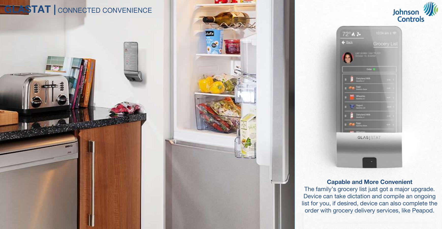 GLAS connected grocery list